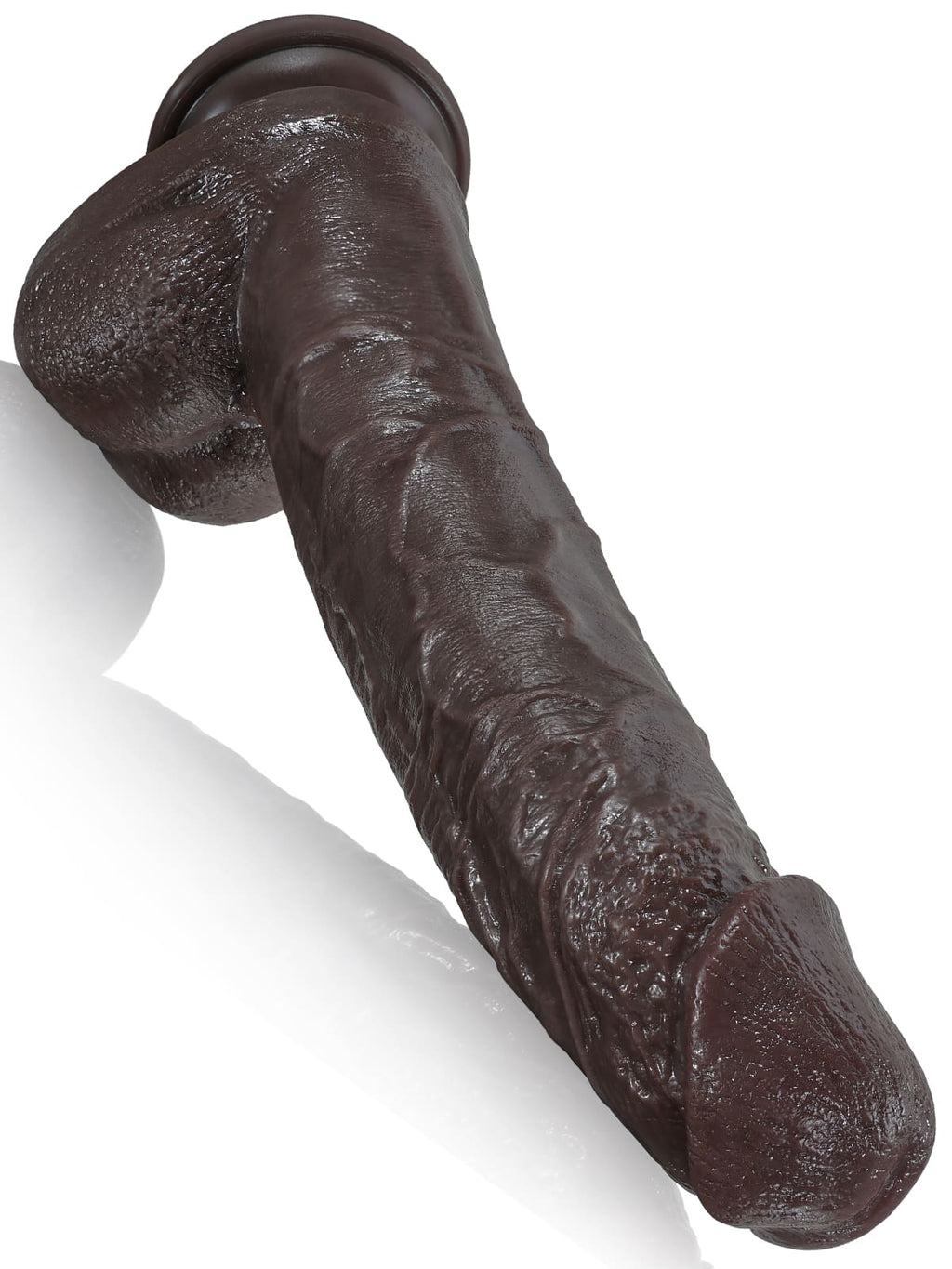 Doctor 10.8" x 1.6" Huge Black Dual Density Dildo
