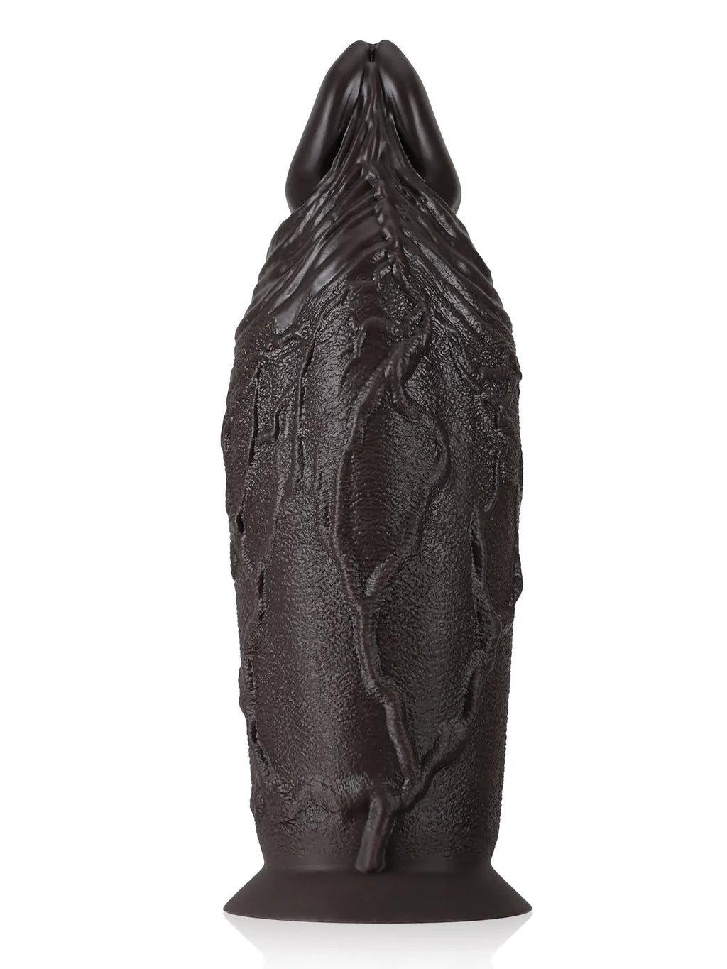 Malik 14.7" x 4.7" Thick Silicone Pointed Glans BBC Anal Dildo