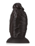 Darius 8" x 4" Super Chubby Thick Shaft Black Anal Dildo