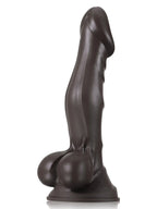 Jamal 12" x 2.4" Black Crankshaft G-Spot Dildo with Suction Cup