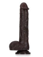 Adrianus 11" x 1.9" Black Big Vibrating Thrusting Dildo 7 Modes Thrusting & 3 Modes Vibrating