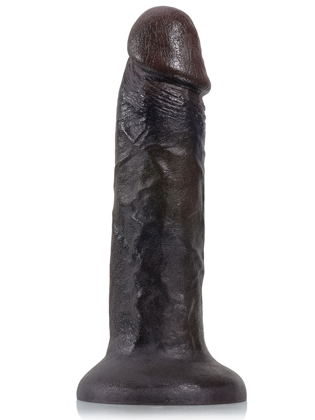 Tony 10" x 2.1" Black Soft Skin Huge Thick No Ball Dildo