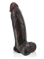 Zeus 11" x 3" BBC Black Strong Extra Huge Thick Dual Density Dildo