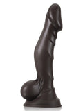 Jamal 12" x 2.4" Black Crankshaft G-Spot Dildo with Suction Cup