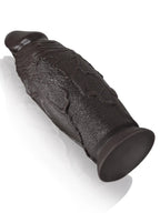 Malik 14.7" x 4.7" Thick Silicone Pointed Glans BBC Anal Dildo