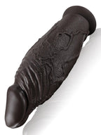 Malik 14.7" x 4.7" Thick Silicone Pointed Glans BBC Anal Dildo