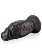 Darius 8" x 4" Super Chubby Thick Shaft Black Anal Dildo