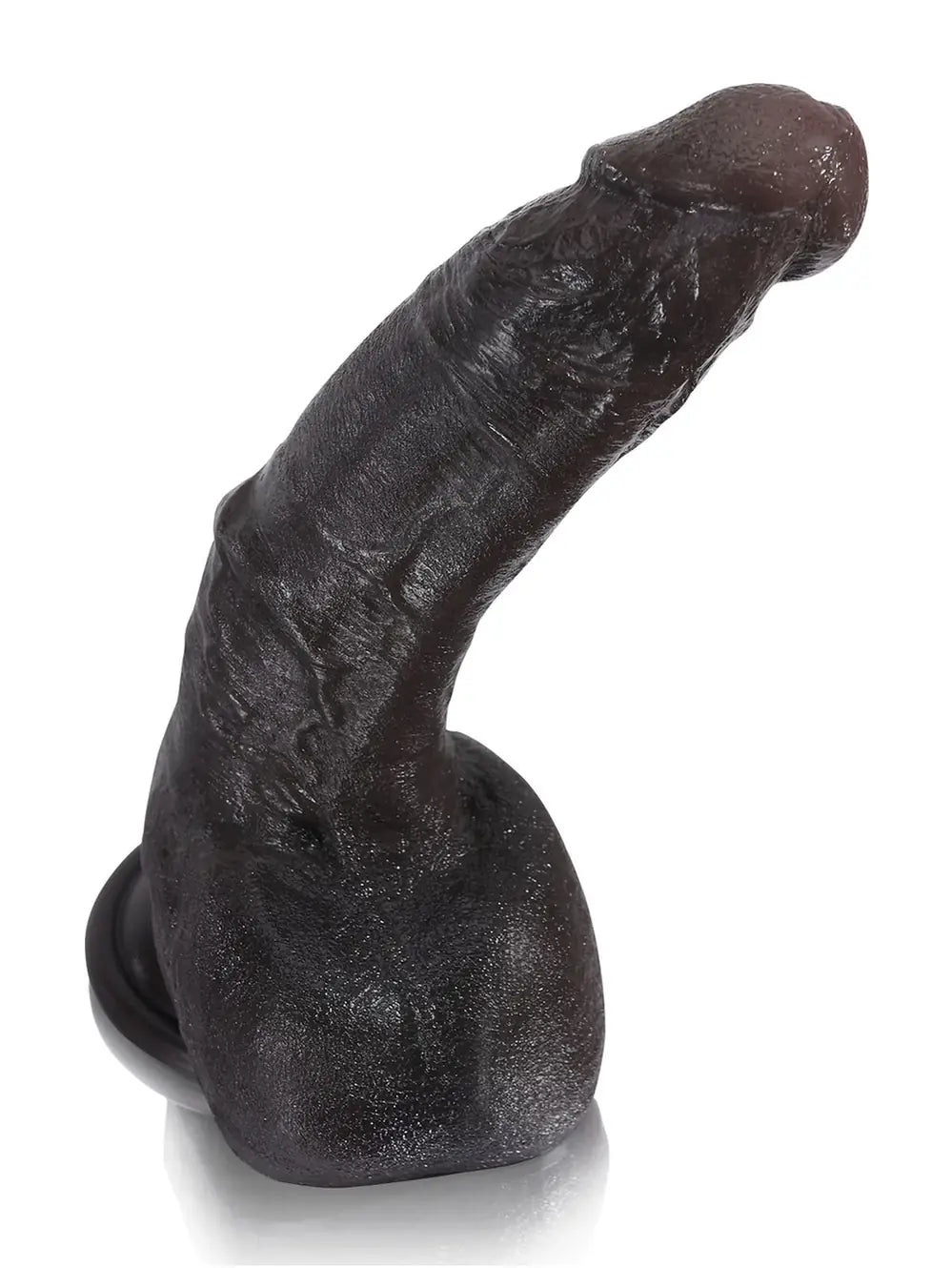 Dave 7.5" x 1.8" - Deep Small Real Feel Black Dildos For Beginner