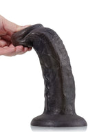 Tony 10" x 2.1" Black Soft Skin Huge Thick No Ball Dildo