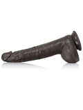 Doctor 10.8" x 1.6" Huge Black Dual Density Dildo
