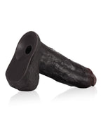 Phantom 9" x 2" Black Sliding Skin Vac-U-Lock Dildo With Moving Balls & Suction Cup