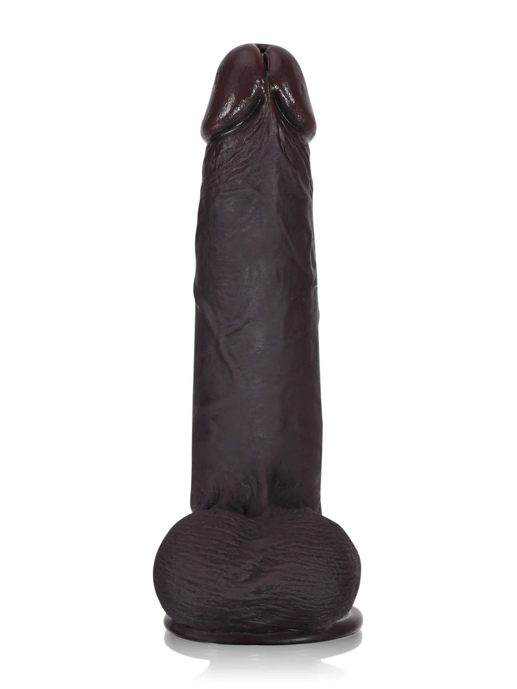 Billy 8.4" x 1.8" Black Sliding Skin Dildo With Moving Balls