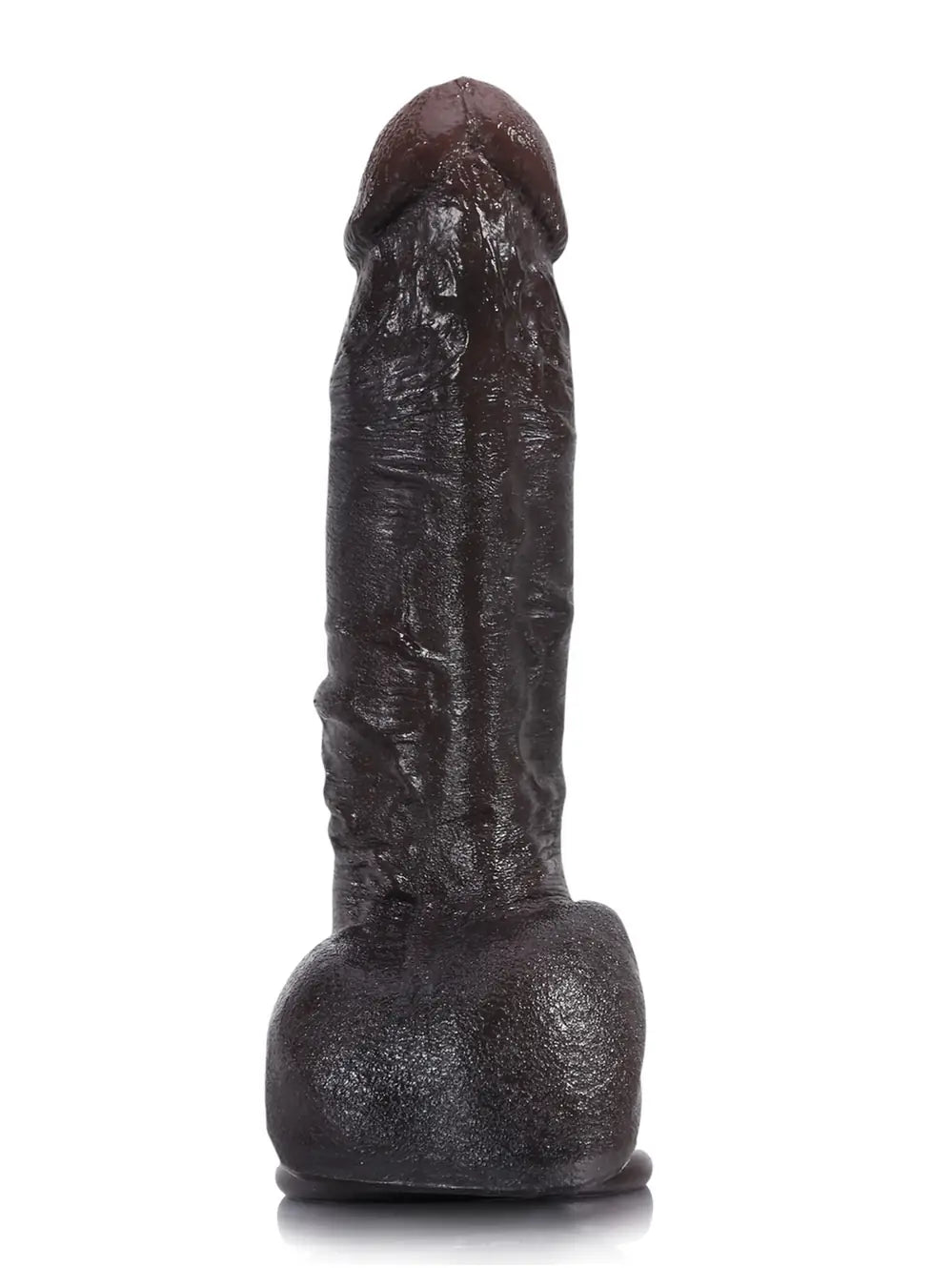 Dave 7.5" x 1.8" - Deep Small Real Feel Black Dildos For Beginner