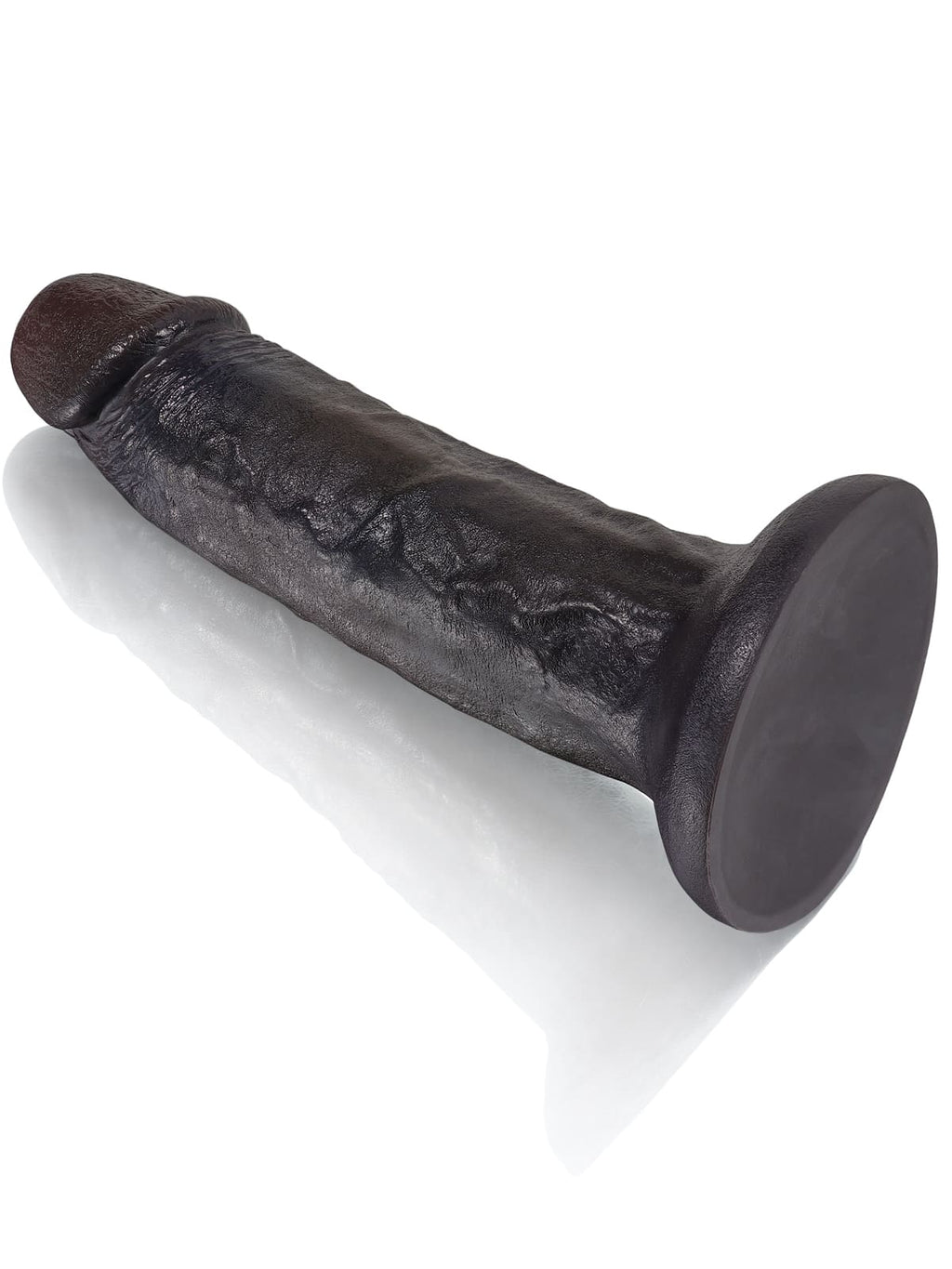 Tony 10" x 2.1" Black Soft Skin Huge Thick No Ball Dildo
