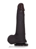 Billy 8.4" x 1.8" Black Sliding Skin Dildo With Moving Balls