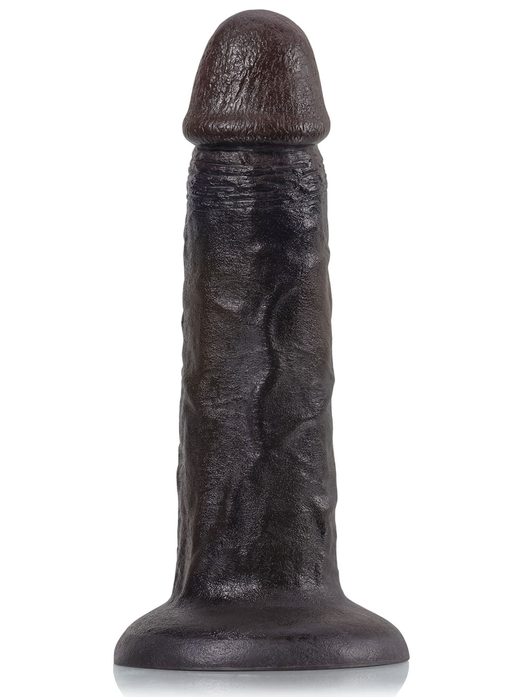Tony 10" x 2.1" Black Soft Skin Huge Thick No Ball Dildo