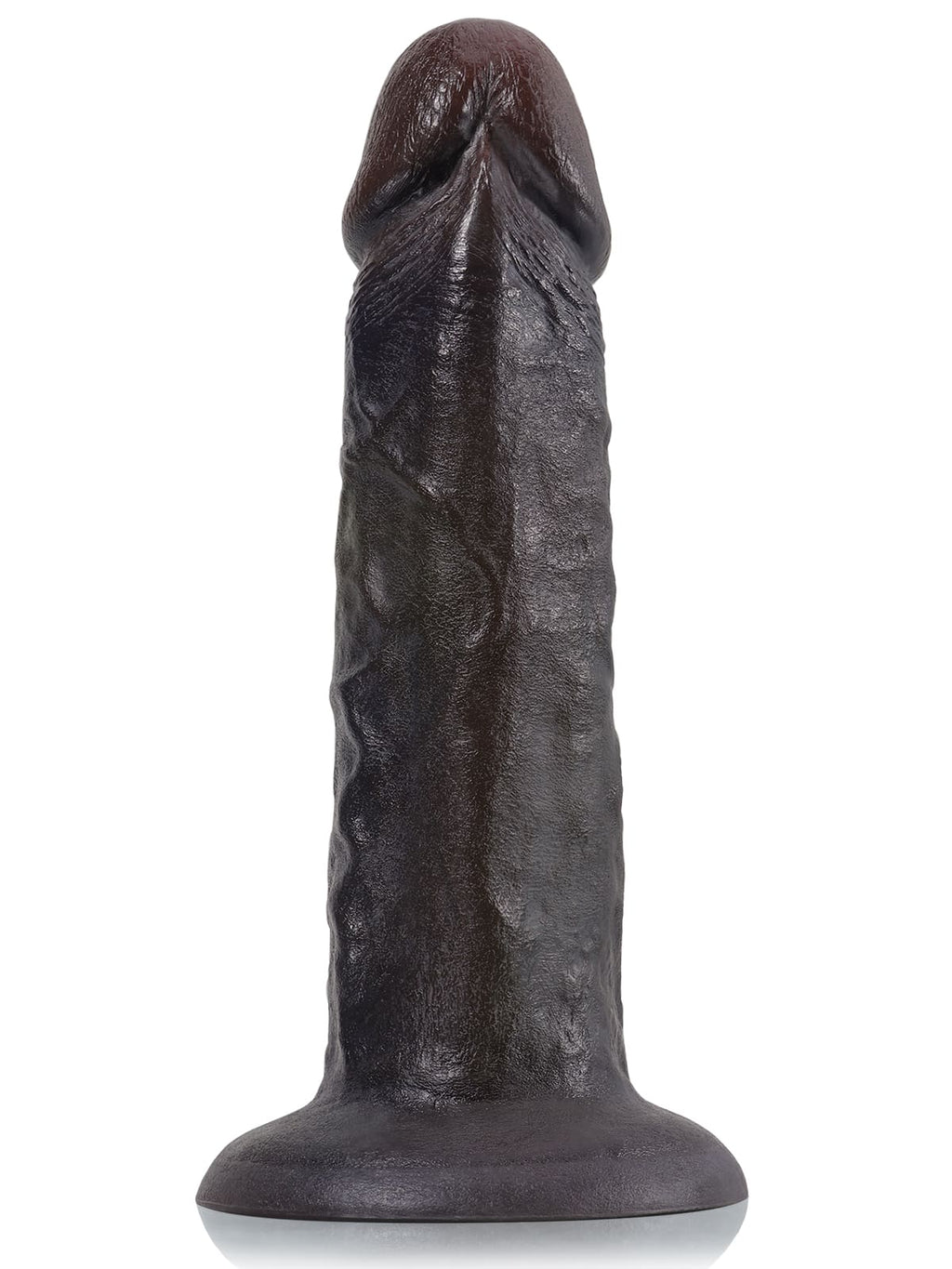Tony 10" x 2.1" Black Soft Skin Huge Thick No Ball Dildo