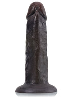 Tony 10" x 2.1" Black Soft Skin Huge Thick No Ball Dildo