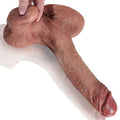 Farid: 9.64" x 1.9" Realistic Silicone Dildo with Sliding Balls