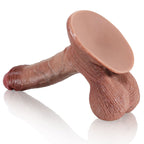 Farid: 9.64" x 1.9" Realistic Silicone Dildo with Sliding Balls