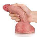 Joh: 7.9" x 1.4" Thick White Realistic Feeling Dildo With Big Balls