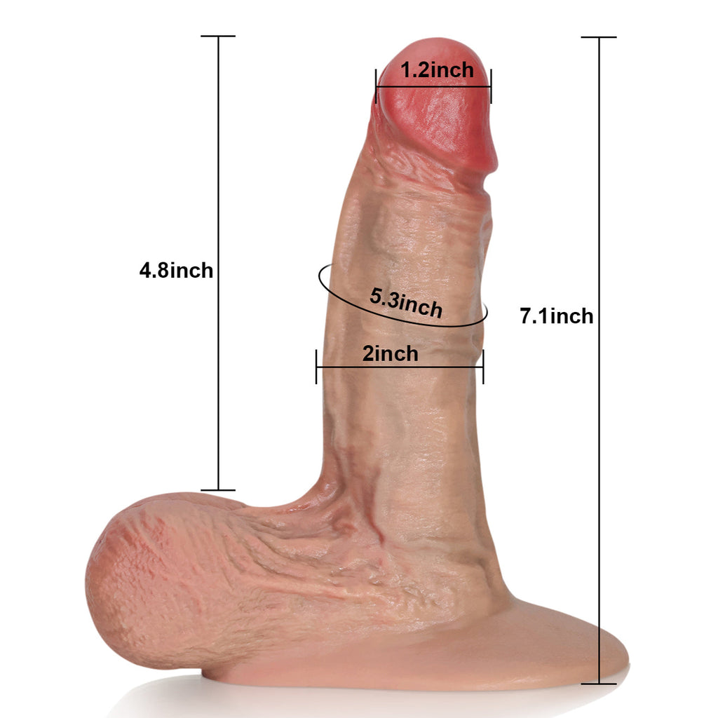 MILES: Realcock Hot Triple Density Soft Dildo