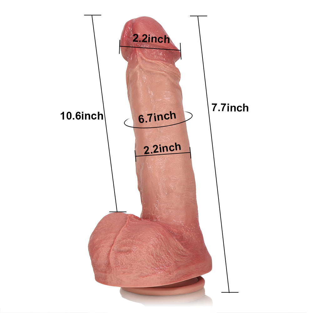 Robin: 10.6" x 2.2" XL Size Large Thick Realistic Dildos