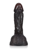 Smith 6" x 1.3" - Softest Black Like Small Penis Dildo With Swinging Saggy Balls