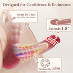 Strap On Dildo Harness Wearable Panties Penis Sleeve for Men