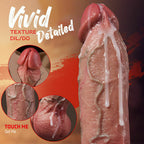 Zoe: 10.8′″ x 2.32′″ Thick Thrusting Dildo with Hand-Painted Veins & True-to-Life Skin Texture