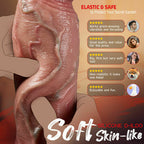 Zoe: 10.8′″ x 2.32′″ Thick Thrusting Dildo with Hand-Painted Veins & True-to-Life Skin Texture