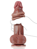 Billy 8.4" x 1.8" Sliding Skin Dildo with Moving Balls