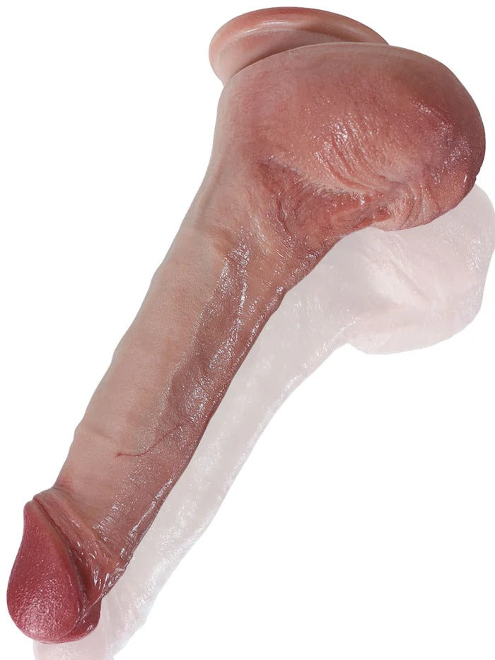Jodie 8.3" x 1.5" Soft Silicone Flexible Thin Dildo With Keel