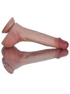 Jodie 8.3" x 1.5" Soft Silicone Flexible Thin Dildo With Keel