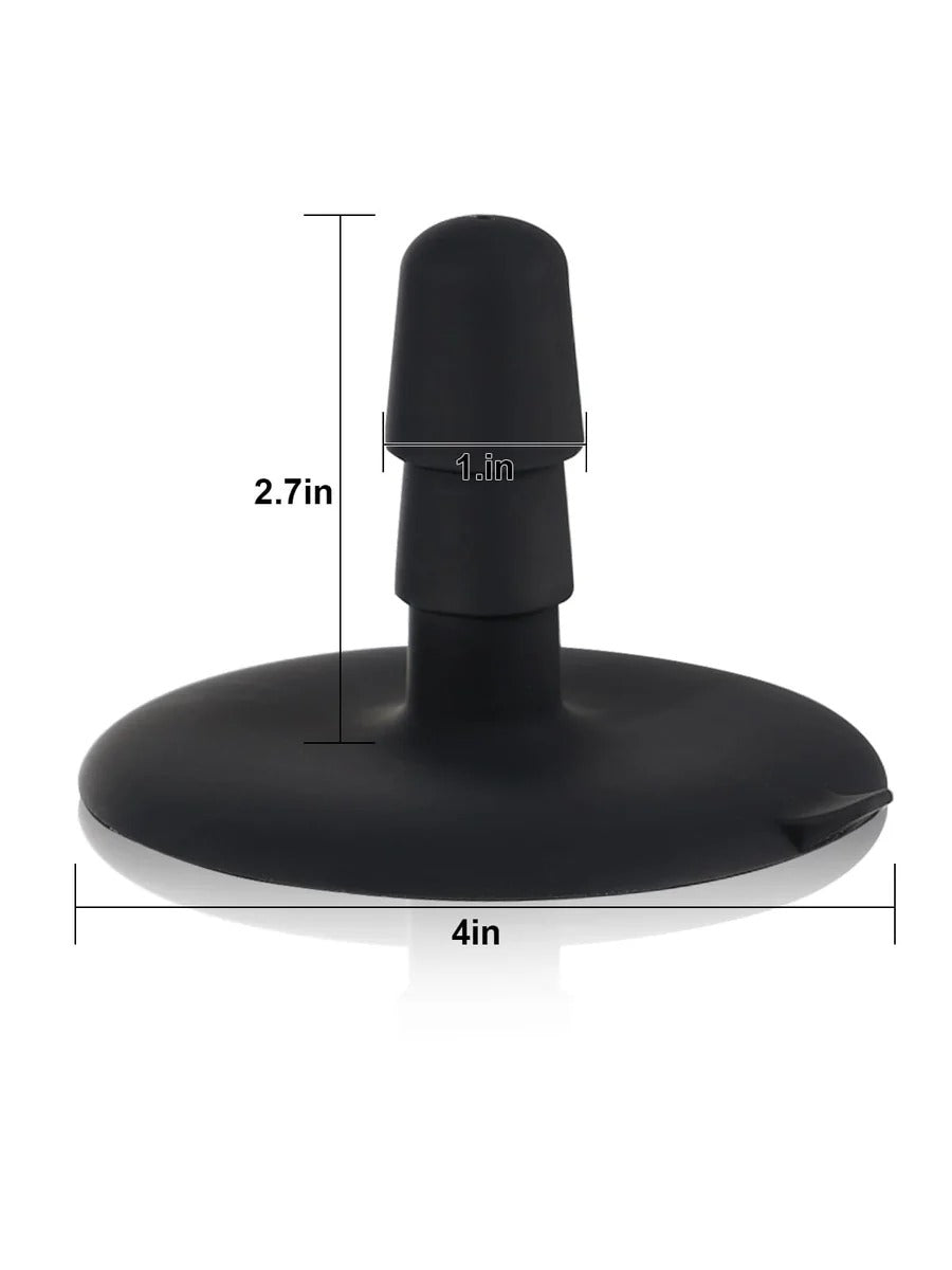 Dragon 10" x 2.8" Extra Thick Flesh Dildo With Swinging Balls & Vac U Lock Suction Cup L & XL