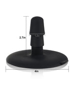 Greg 8" x 2.3" Tapered Curved Dildo with Raised Ridge and Veins Vac U Lock Suction Cup