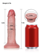 Dary 7.3" x 1.6" Flesh Skin No Balls Real Life Dildo Soft Dildo