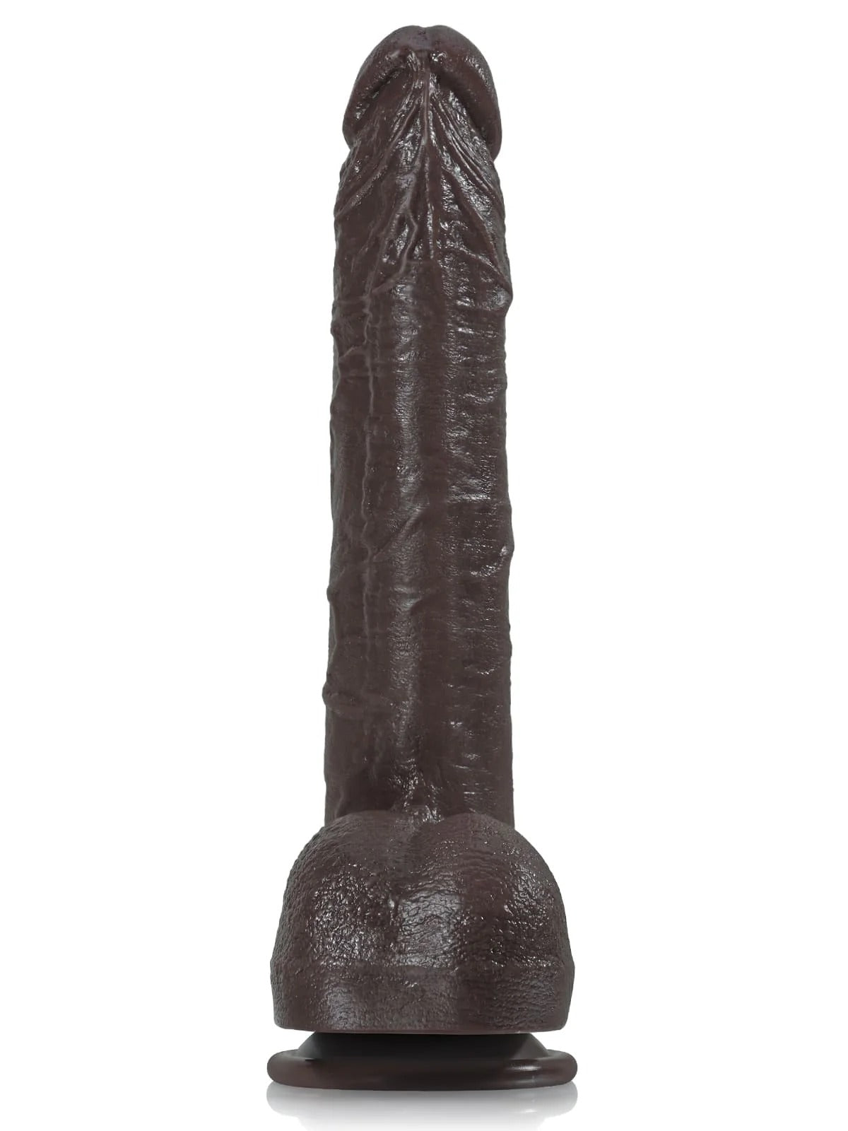 Doctor 10" x 1.6" Huge Black Dual Density Dildo
