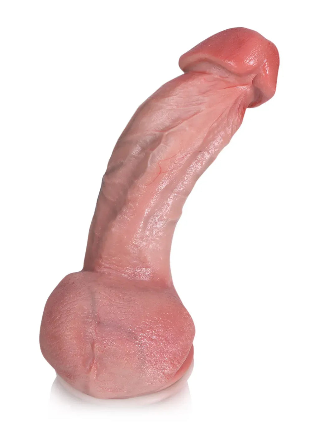 9" x 2" - Flesh Thick Realistic Big Mushroom Head Glans Dildo