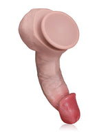 9" x 2" - Flesh Thick Realistic Big Mushroom Head Glans Dildo
