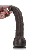 Doctor 10" x 1.6" Huge Black Dual Density Dildo